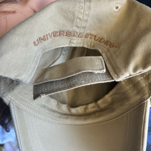 Universal Studios Jurassic Park Logo Khaki Adult Cap Baseball Hat as is - Picture 6 of 8